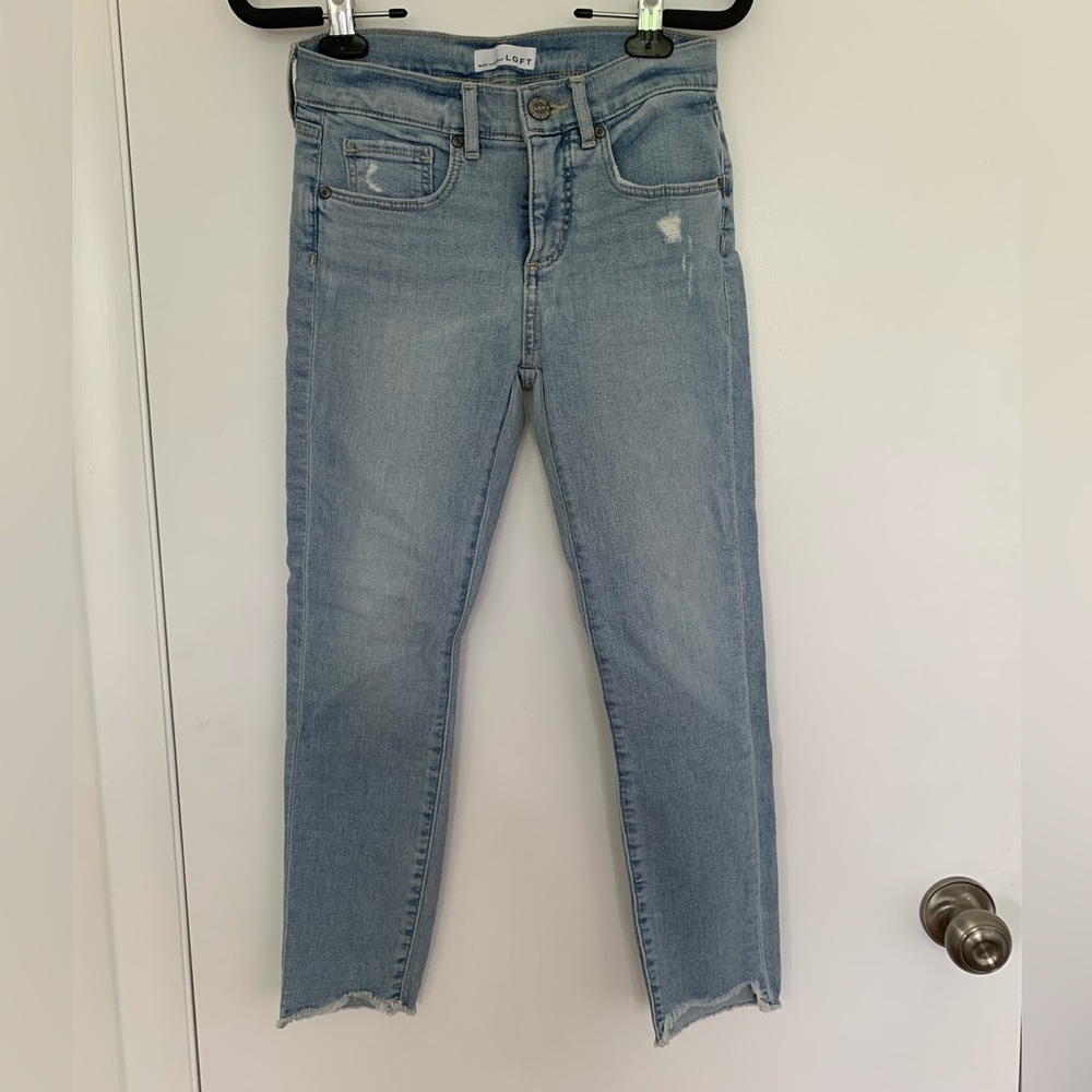 Loft crop jeans